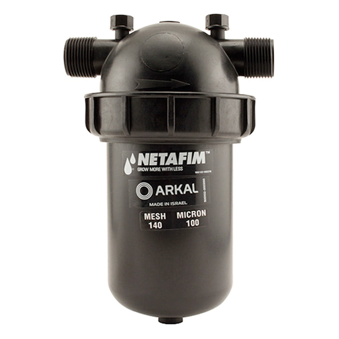  Netafim Manual Disc Filter 1in MPT x MPT 140 Mesh 5-26GPM