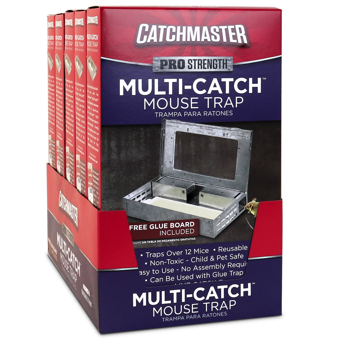 CatchMaster Pro Series Multi-Catch Mouse Trap & Glue Board