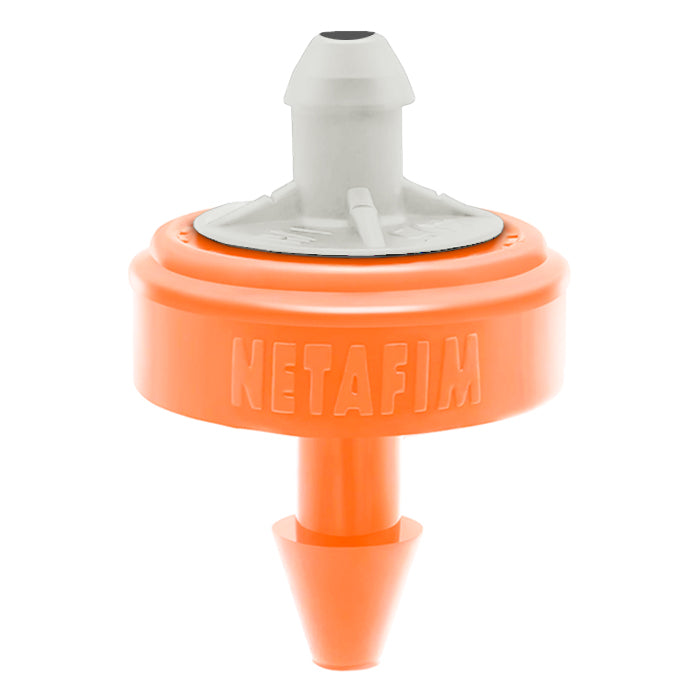 Netafim Woodpecker Pressure Compensating Junior Dripper w/ CNL 6.6 GPH Orange/Grey (250pcs/Bag)