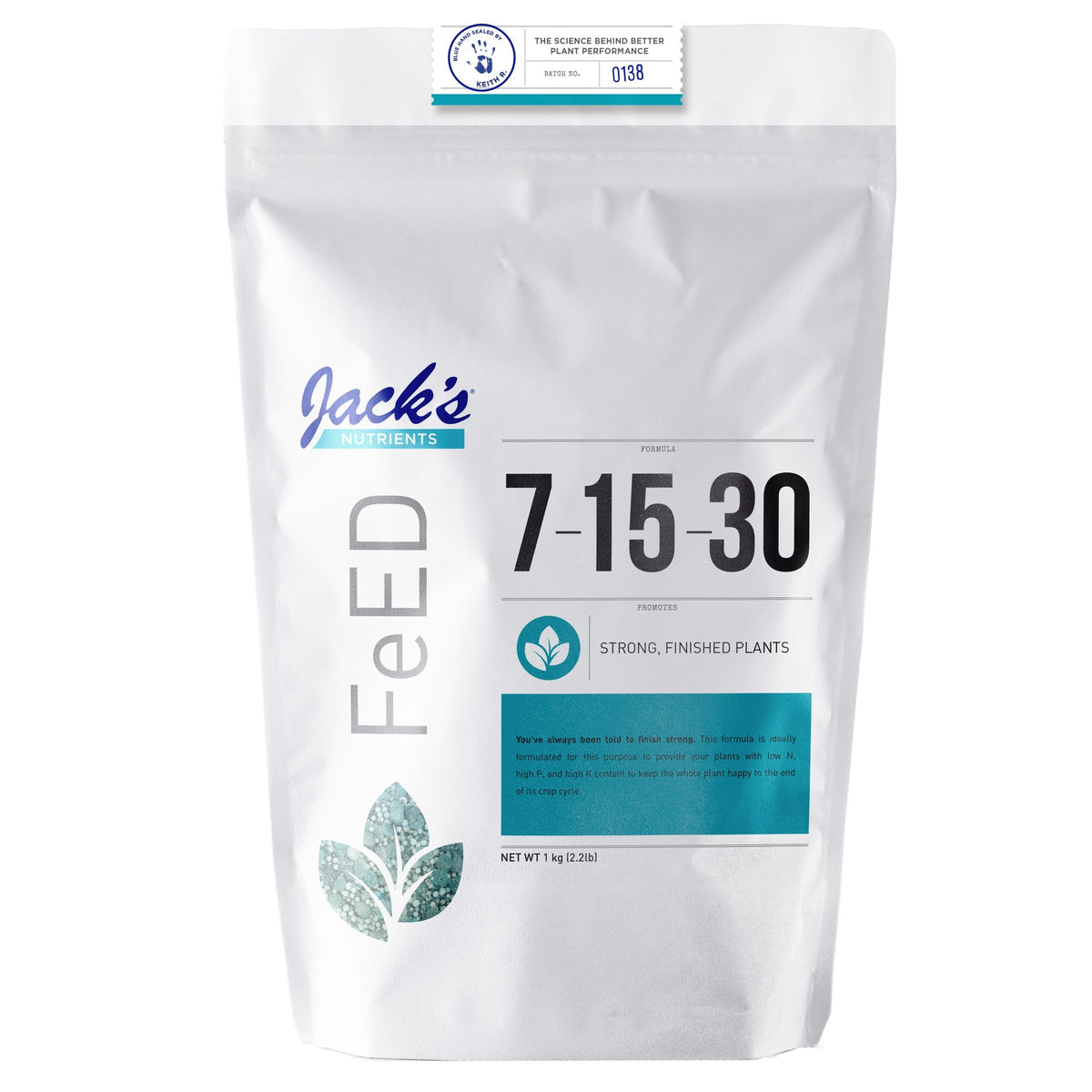 Jack's® Nutrients FeED 7-15-30 Finish Fertilizer 2.2lb