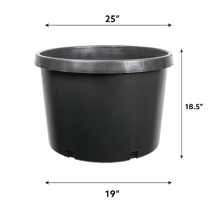 25 Gallon Squat Injection Molded Pot
