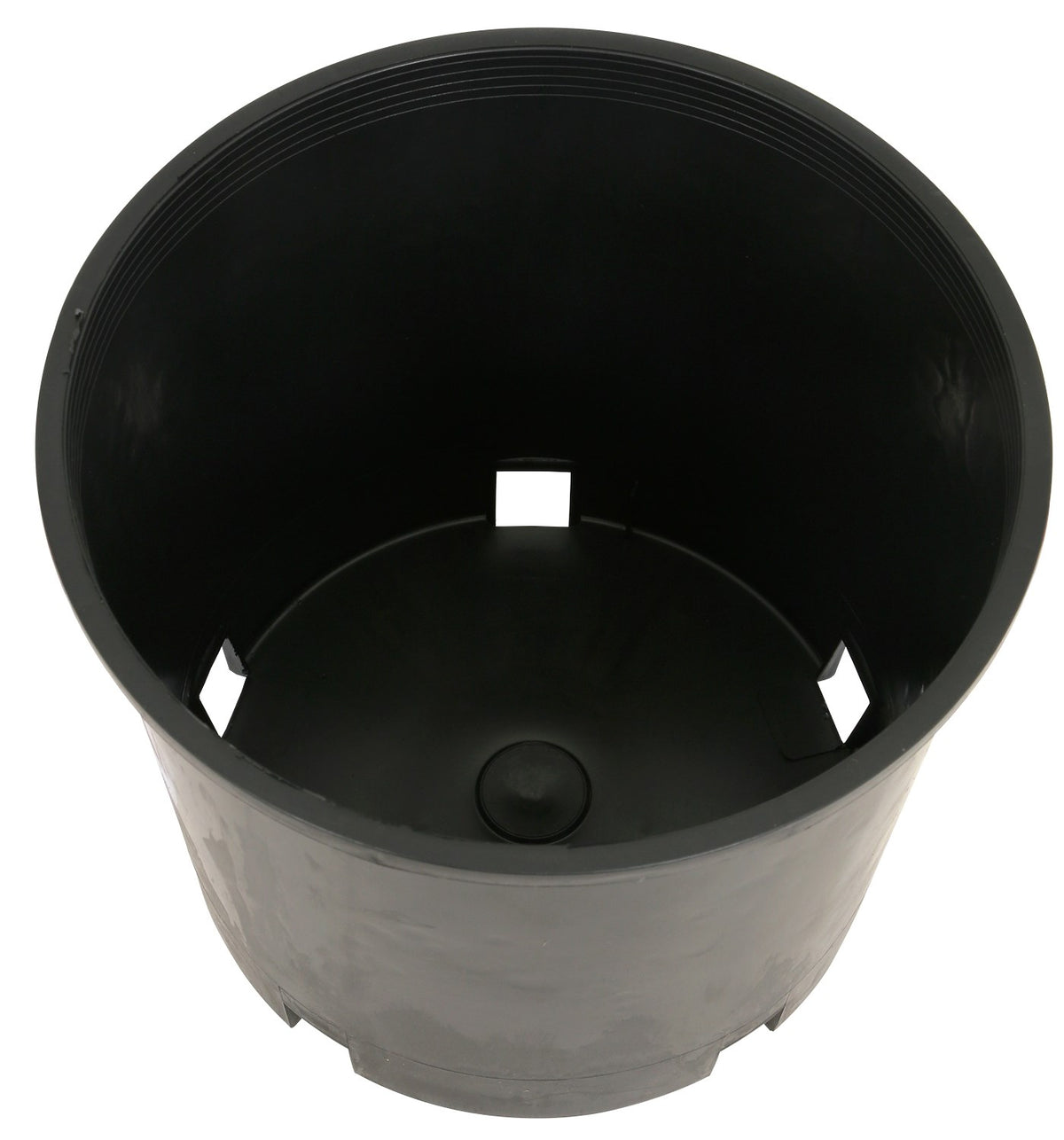 Gro Pro® Premium Nursery Pot 5gal - Round Squat - Black