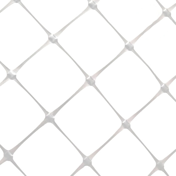 VineLine Durable Plastic Trellis Netting White 5ft x 15ft w/ 6in Squares