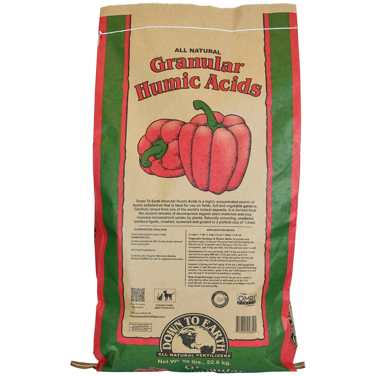 Down to Earth™ Granular Humic Acids 50lb