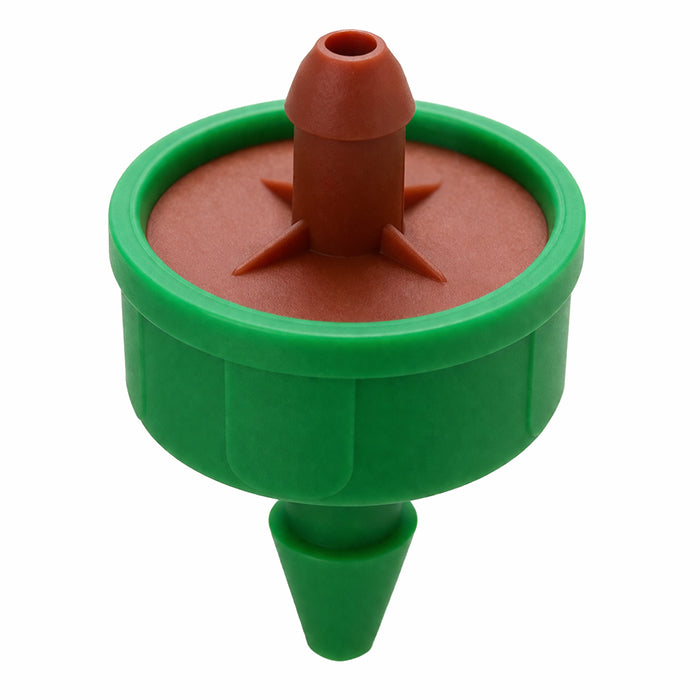 GROW1 Pressure Compensating Junior Dripper w/ CNL 2.0GPH Green/Red (250pcs/Pack)