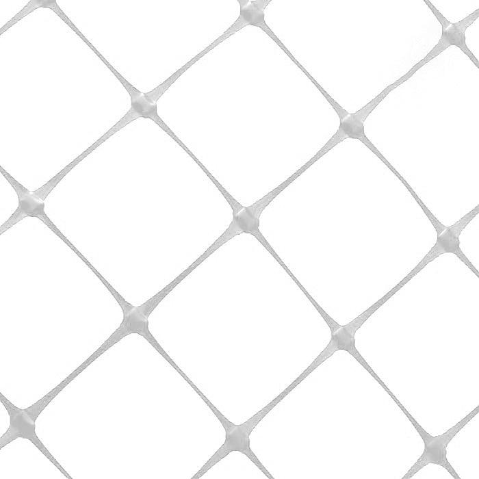 VineLine Durable Plastic Trellis Netting White Roll 5ft x 100ft w/ 6in Squares