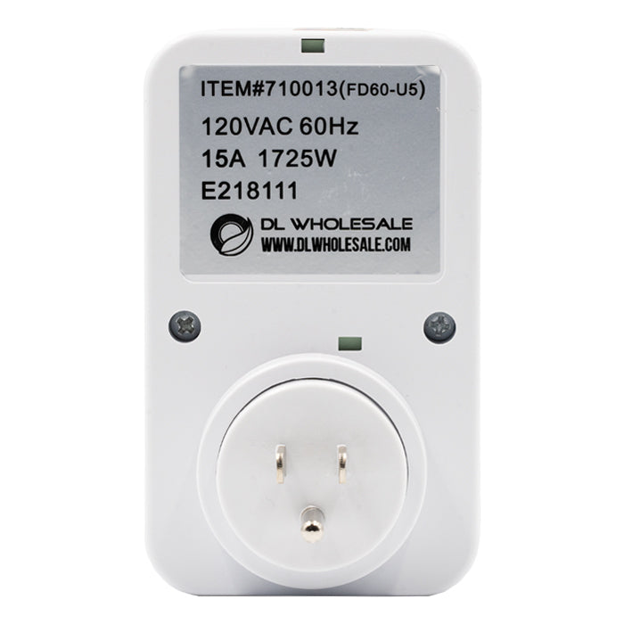 Grow1 120V Single Outlet Digital Timer