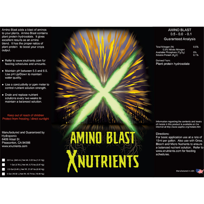 X Nutrients Amino Blast 1 Quart