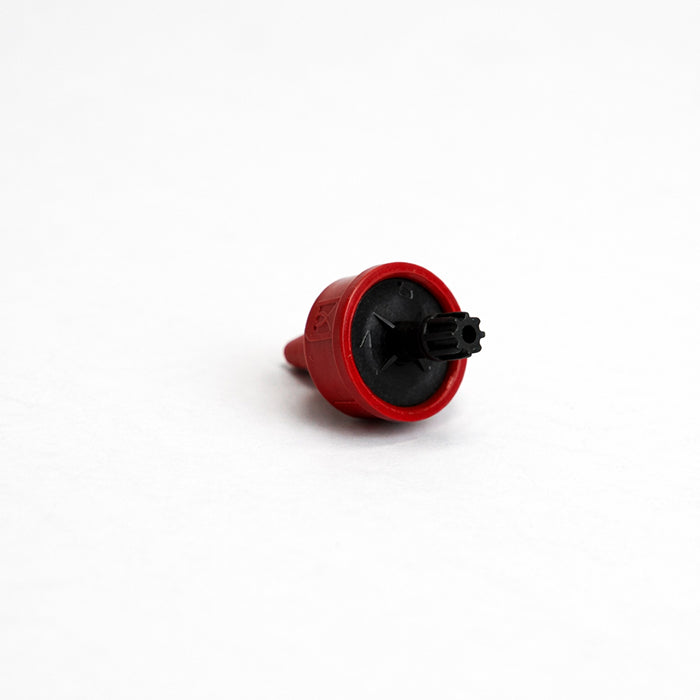 GROW1 Pressure Compensating Junior Dripper w/ LCNL 1.0GPH Black/Red (250pcs/Pack)