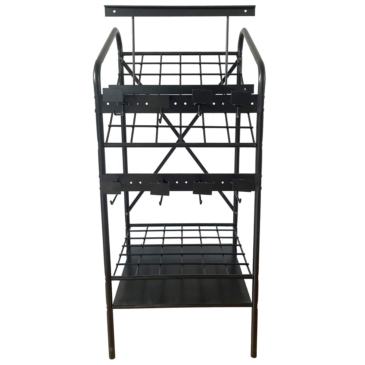 Gardener Select® Steel Stake Rack Empty Display - Black