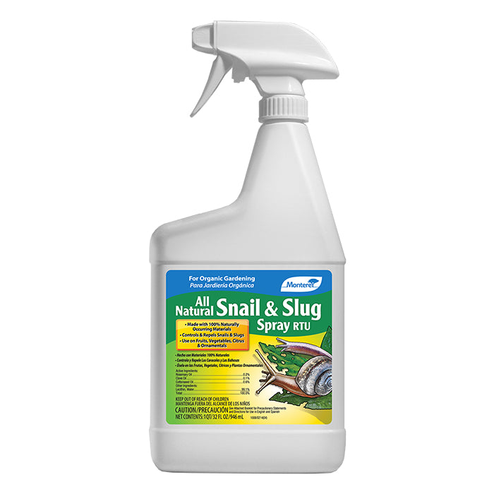 Monterey All Natural Snail & Slug Spray 32 fl oz RTU