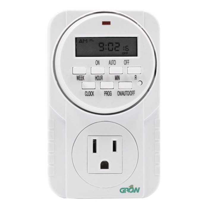Grow1 120V Single Outlet Digital Timer
