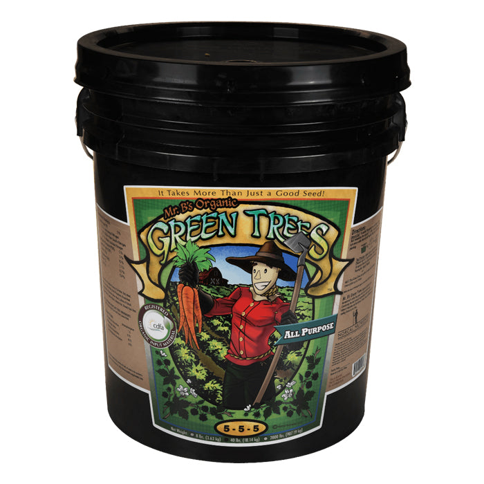 Mr. B's Green Trees Organic All Purpose 40lbs (5gal)