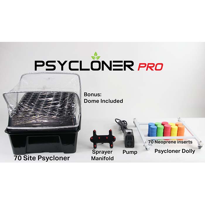 70 Site Psycloner Pro Aeroponic Cloner Machine + BONUS