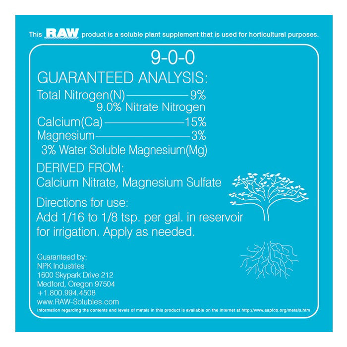NPK RAW Calcium/Mag 10lbs