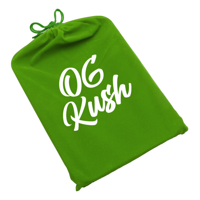 Dope Trays x OG Kush  -  Green background white logo