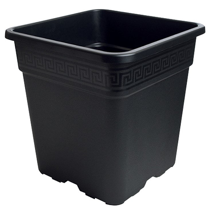 Gro Pro® Pattern Design Plastic Pot 8gal - Black