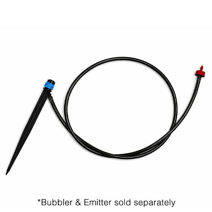 GROW1 Pre-Cut 36 Black Vinyl Irrigation Whips - I.D. 3/16in x 36in (25pcs/Pack)
