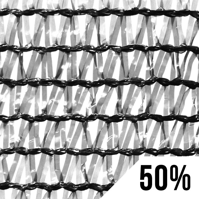 GROW1 Greenhouse Shade Cloth Black 50% Light Dep 20ft x 100ft
