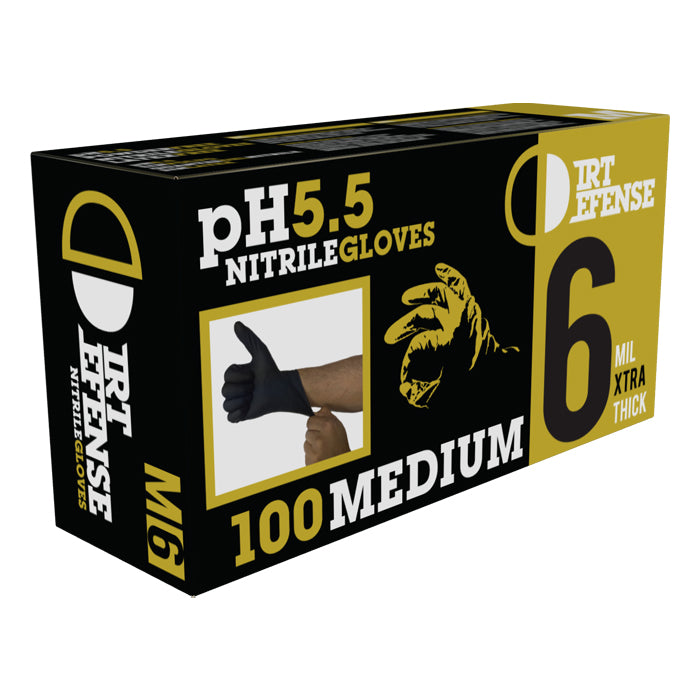Dirt Defense 6mil Nitrile Gloves Medium (100pcs/Box)