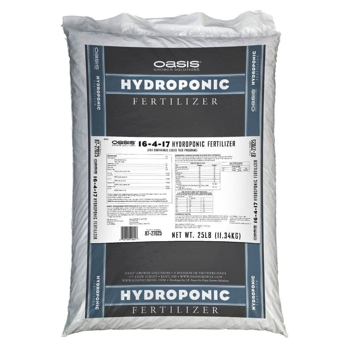 Jack's® Nutrients FeED 16-4-17 Hydroponic Fertilizer 25lb