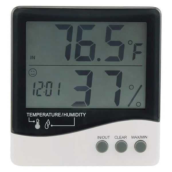 Grower's Edge Large Display Thermometer / Hygrometer 
