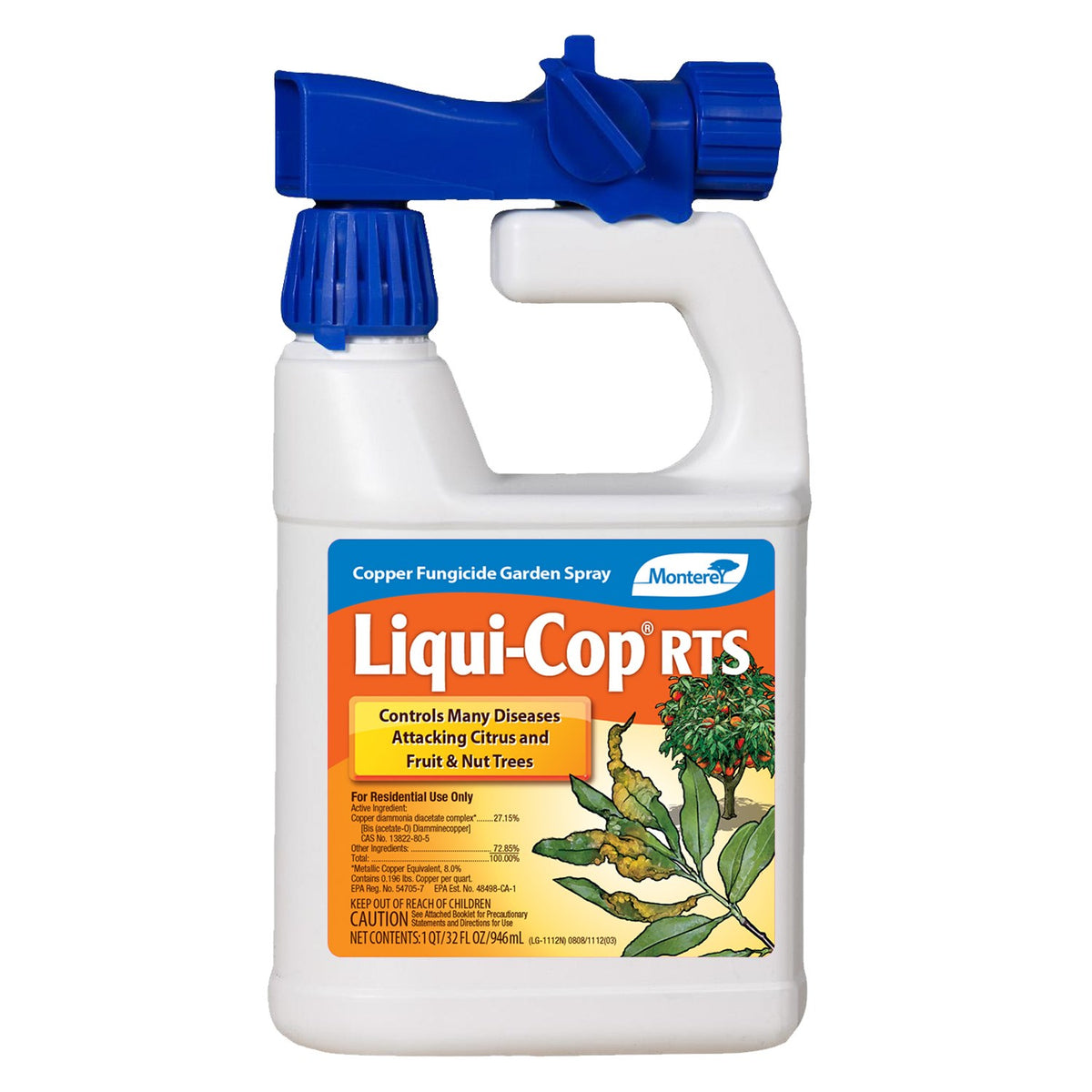 Monterey® Liqui-Cop® Copper Fungicide 32oz - Ready-to-Spray