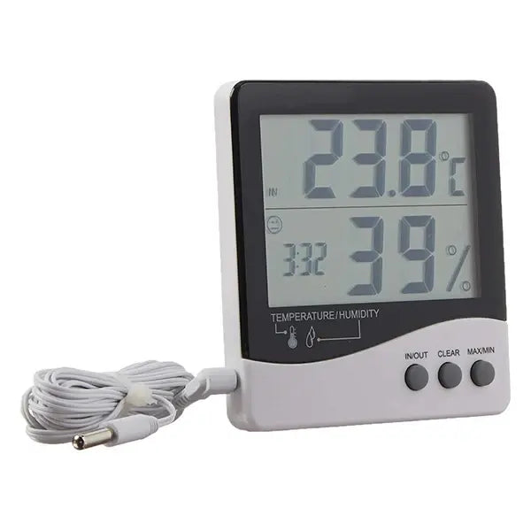Grower's Edge Large Display Thermometer / Hygrometer 