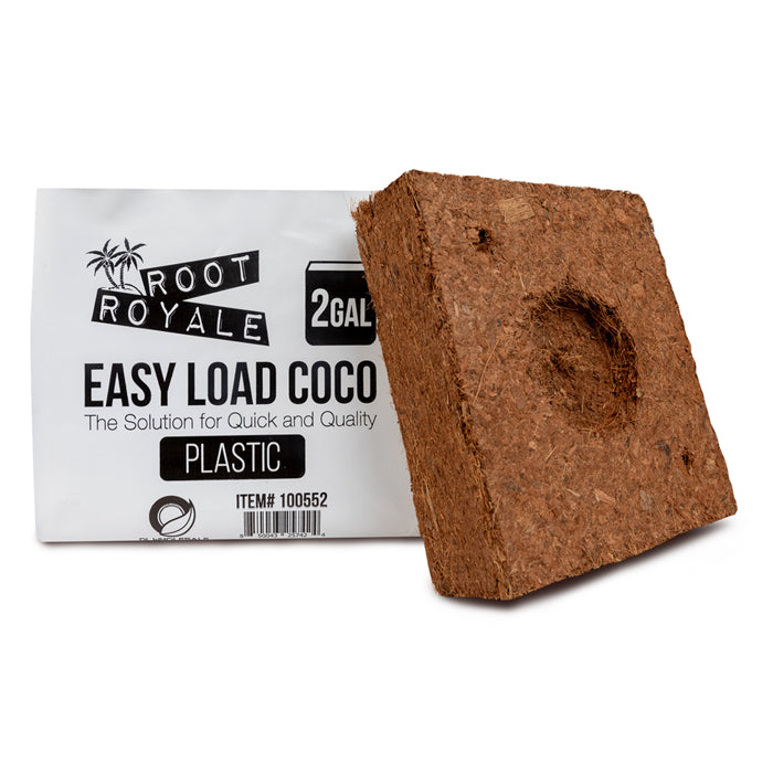 Root Royale Easy Load Coco Plastic Grow Bags 2 Gallon