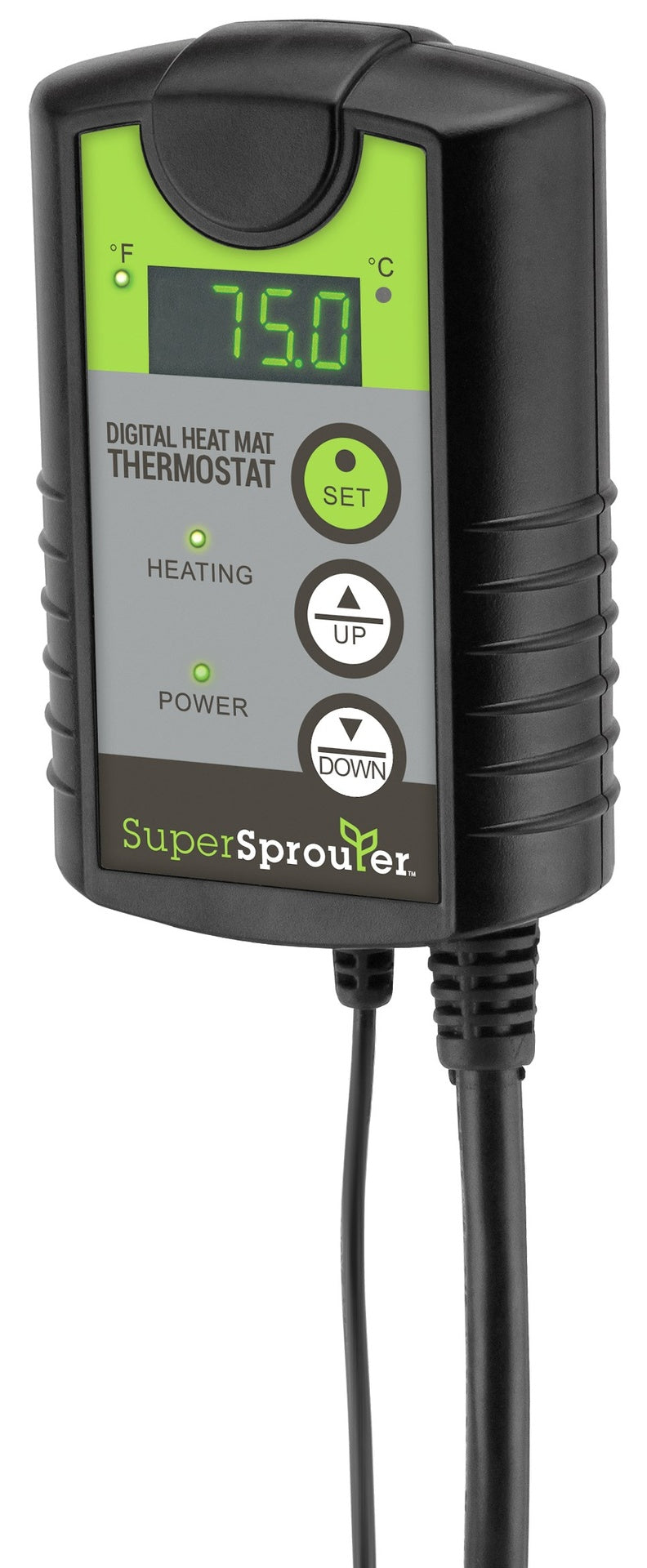 Super Sprouter Seedling Heat Mat 68-108° F Control Range