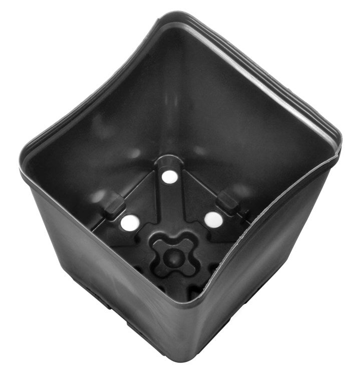 Gro Pro® Injection Molded Plastic Pot 5.5in x 5.5in x 6in