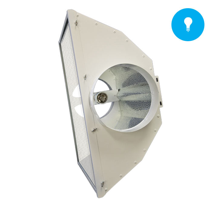 8'' Basic Air-Cooled Reflector w/ Slide- in Glass