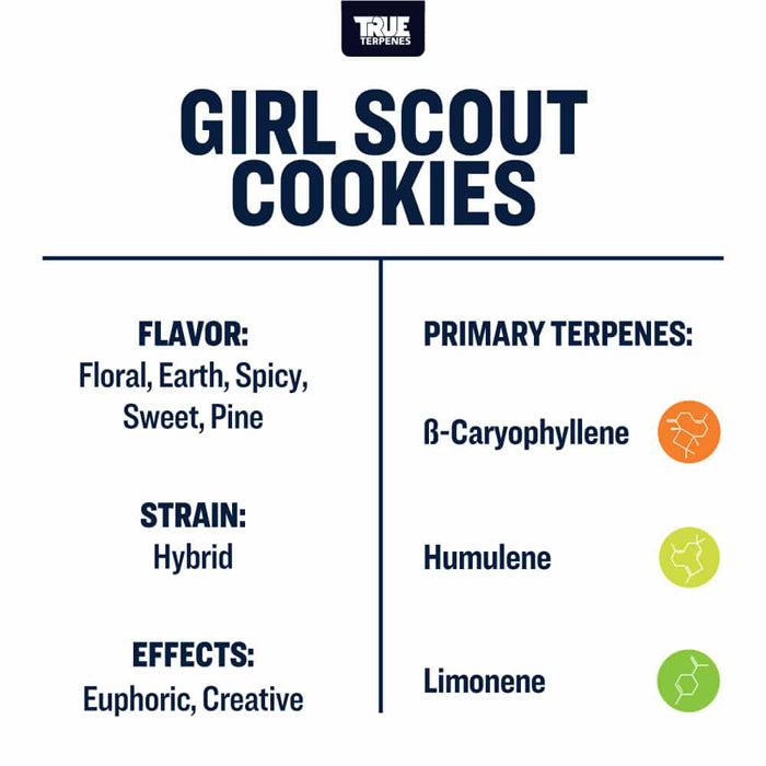True Terpenes Girl Scout Cookies Profile 4oz
