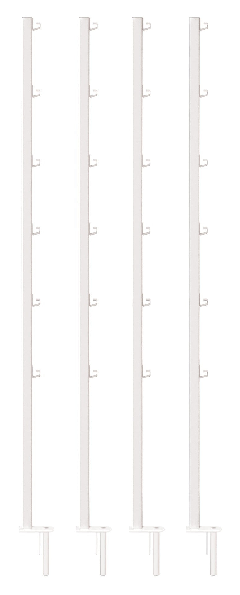 Fast Fit® Continuous Bench Trellis Support Poles 4pc - 4ft H