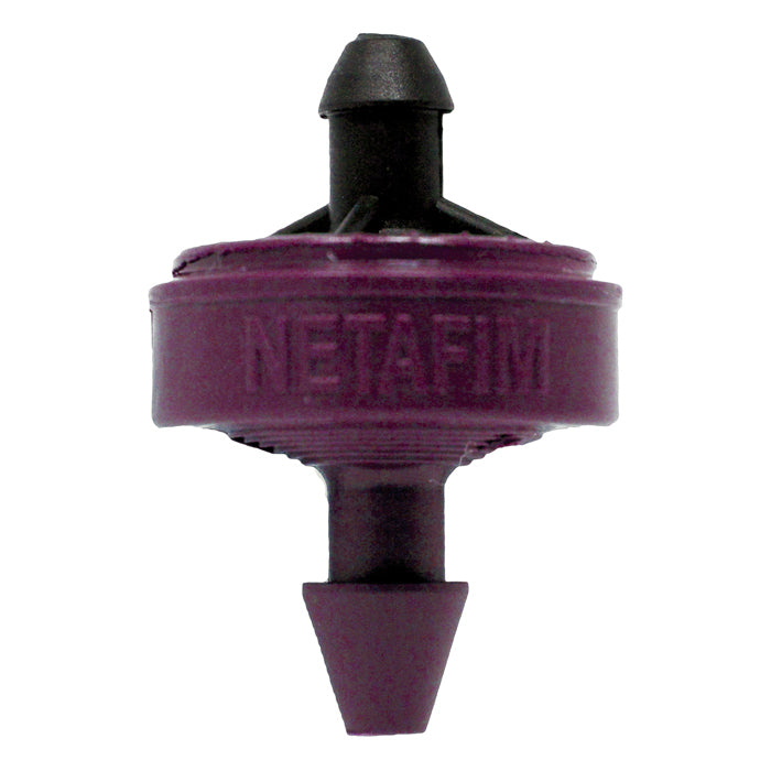 Netafim Dripper Assembly w/ Black Tubing & Black/Plum Dripper 3.2GPH 48in (25pcs/Bag)