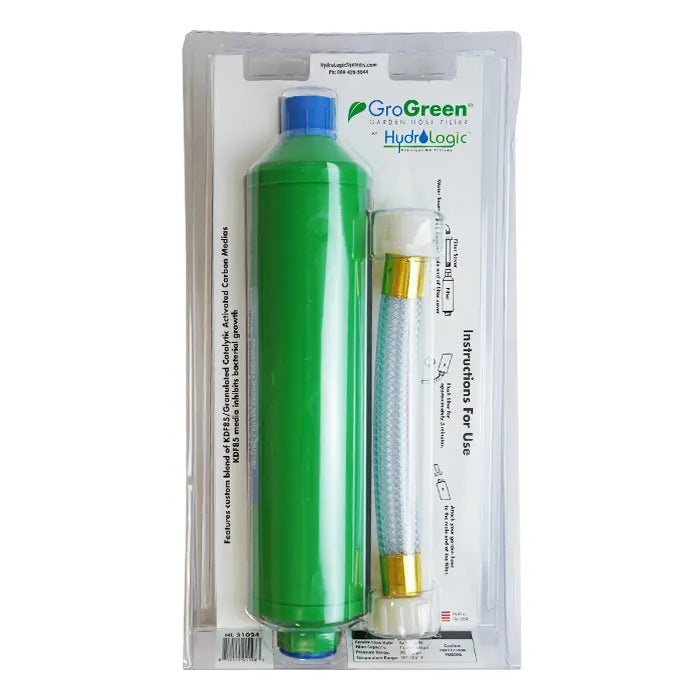 HydroLogic GroGreen Garden Hose Filter 11,000 Gallon Capacity (2GPM)