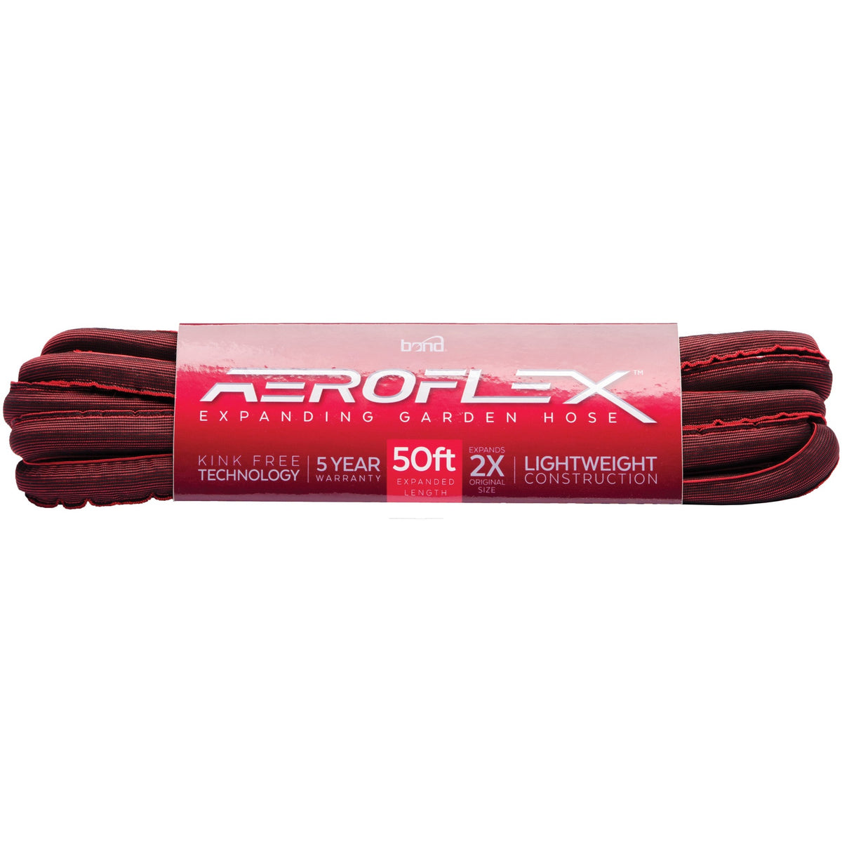 Bond® Aeroflex Expanding Garden Hose 5/8in x 50ft (Expanded)