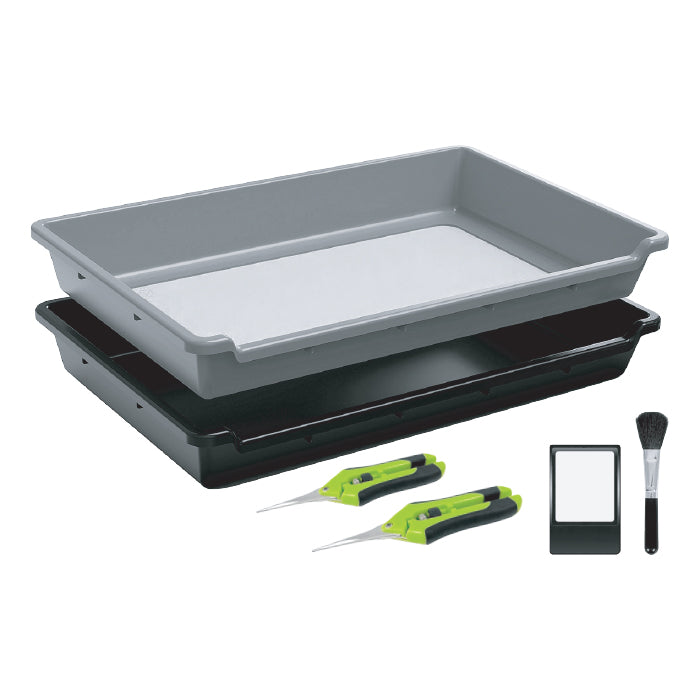 GROW1 Gray Trimming Tray Set