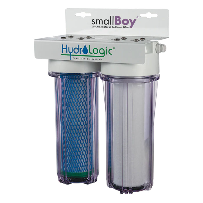 HydroLogic smallBoy Dechlorinator & Sediment System w/ KDF85 Catalytic Carbon Filter