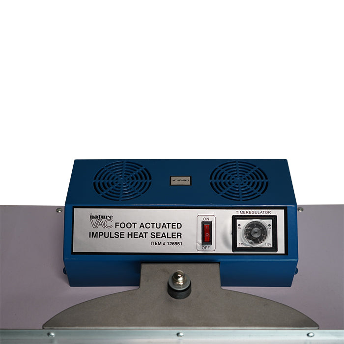 NatureVac Foot Actuated Impulse Heat Sealer