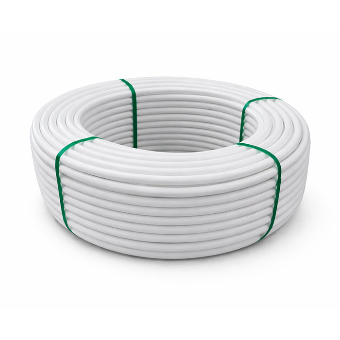 GROW1 UV Bright White Polyethylene Tubing 20mm OD (1.3mm Thick) 500' Roll