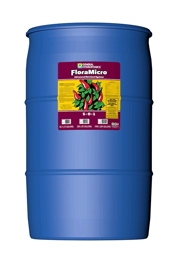 General Hydroponics® FloraMicro® 5-0-1 55gal