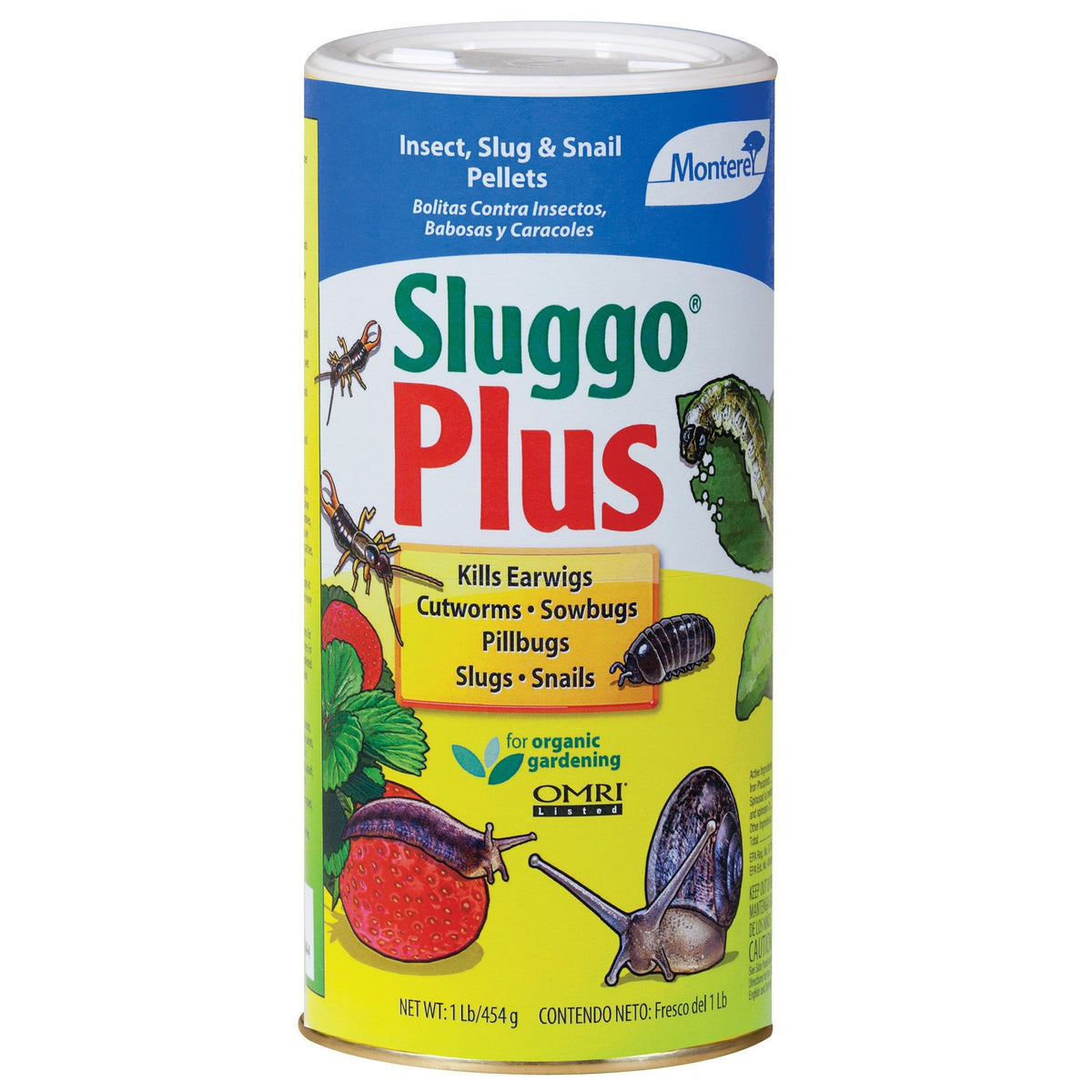 Monterey® Sluggo® Plus Snail & Slug Bait 1lb - Pellets