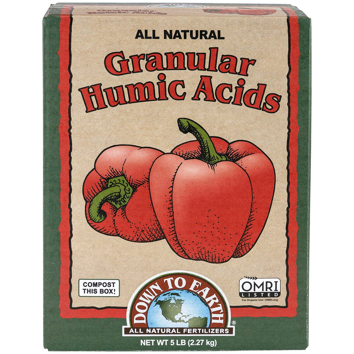 Down to Earth™ Granular Humic Acids 5lb