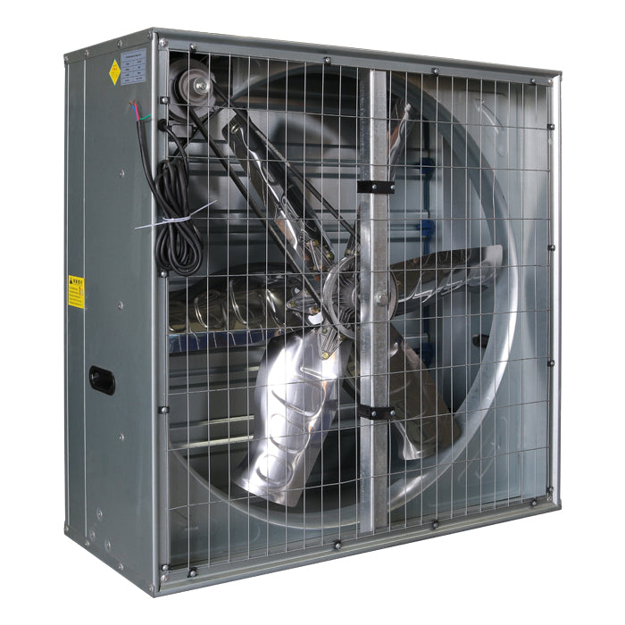 GROW1 Greenhouse Belt Driven Fan w/ Shutter 40in