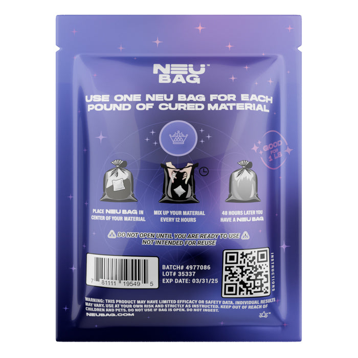 NEU Bag Terpene Enrichment Pack PURPLE (50 Pack)