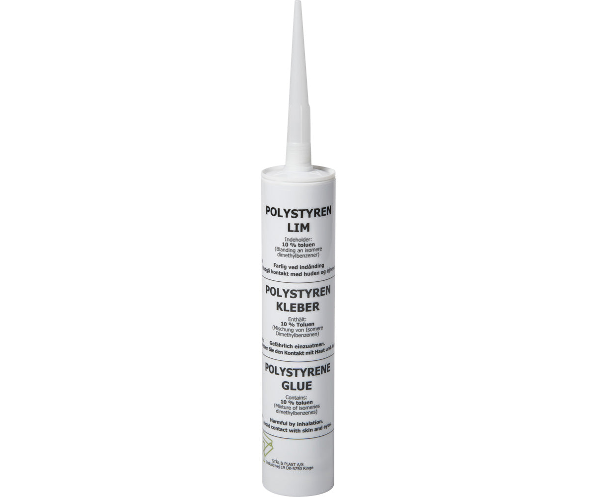 Staal Plast Polystyrene Glue, 300 ml (Case of 8)